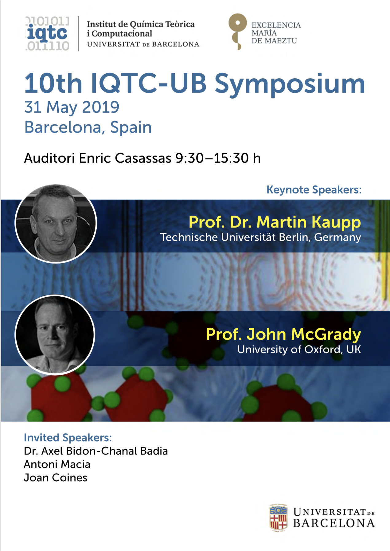 X IQTCUB Symposium flyer